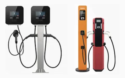 Estações de recarga de parede e de piso para motos elétricas