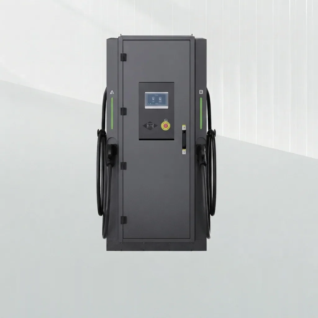 Carregador rápido DC móvel de duas pistolas, de 60 a 240 kW